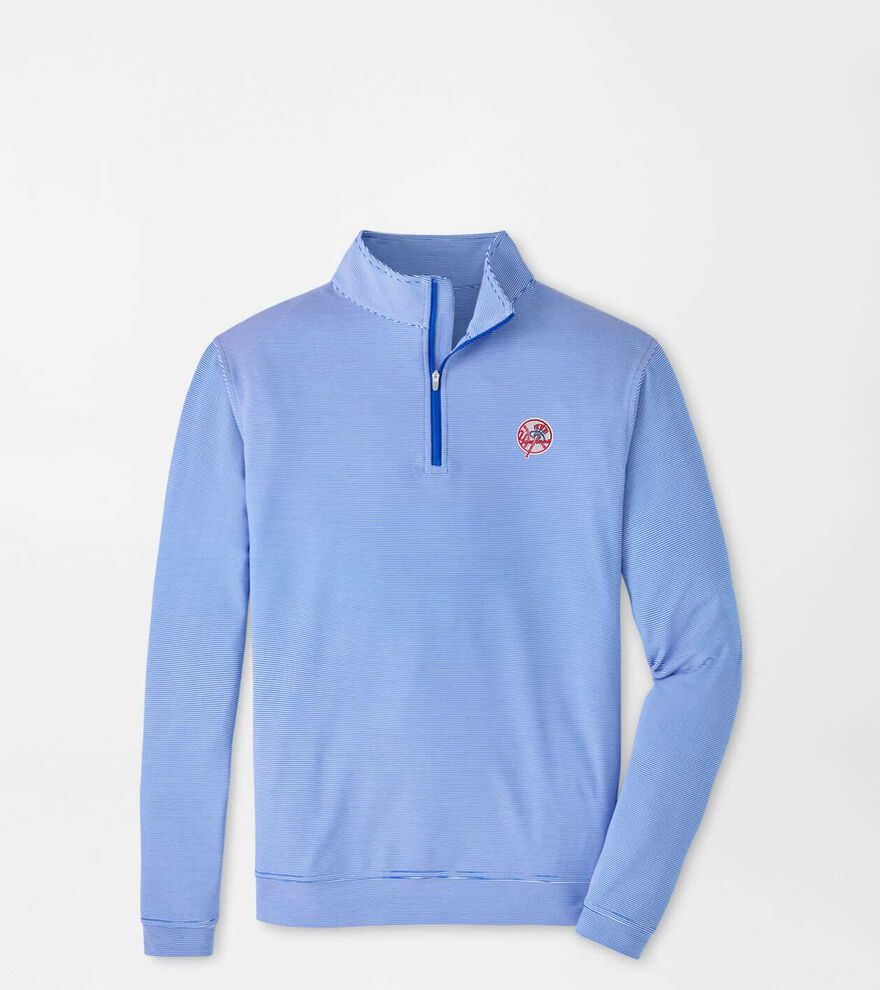 Cooperstown New York Yankees Perth Sugar Stripe Performance Quarter-Zip