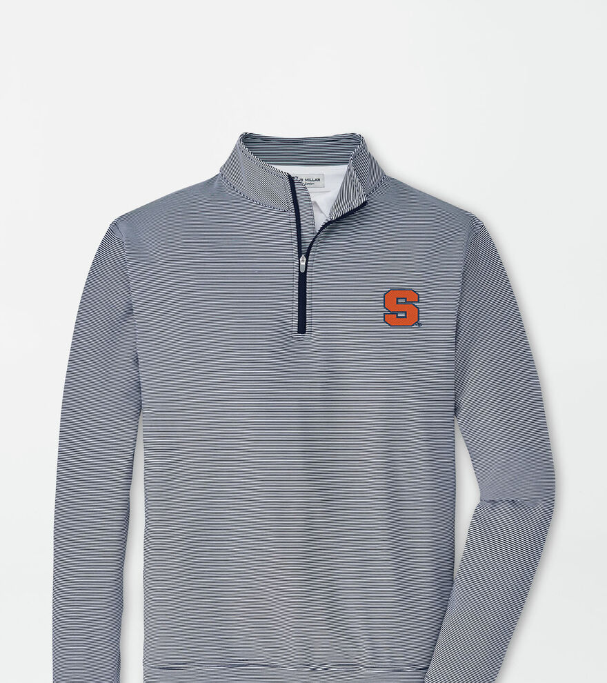 Syracuse Perth Sugar Stripe Performance Quarter-Zip image number 1