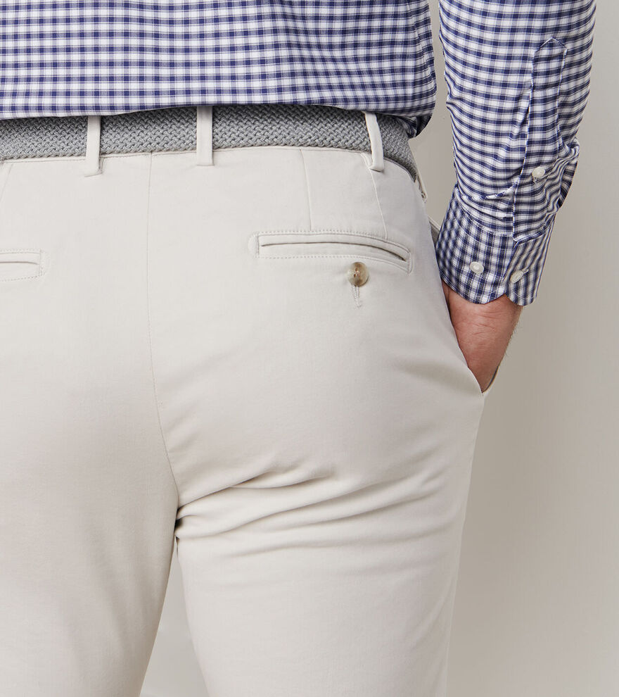 Signature Sateen Flat Front Trouser image number 4