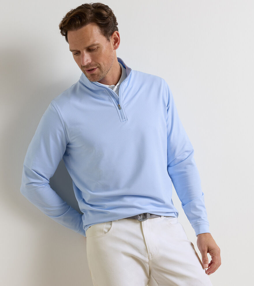 Perth Sugar Stripe Performance Quarter-Zip - Alternate Image 1