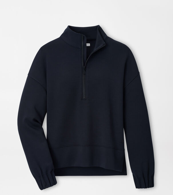 Flora Knit Half-Zip Pullover