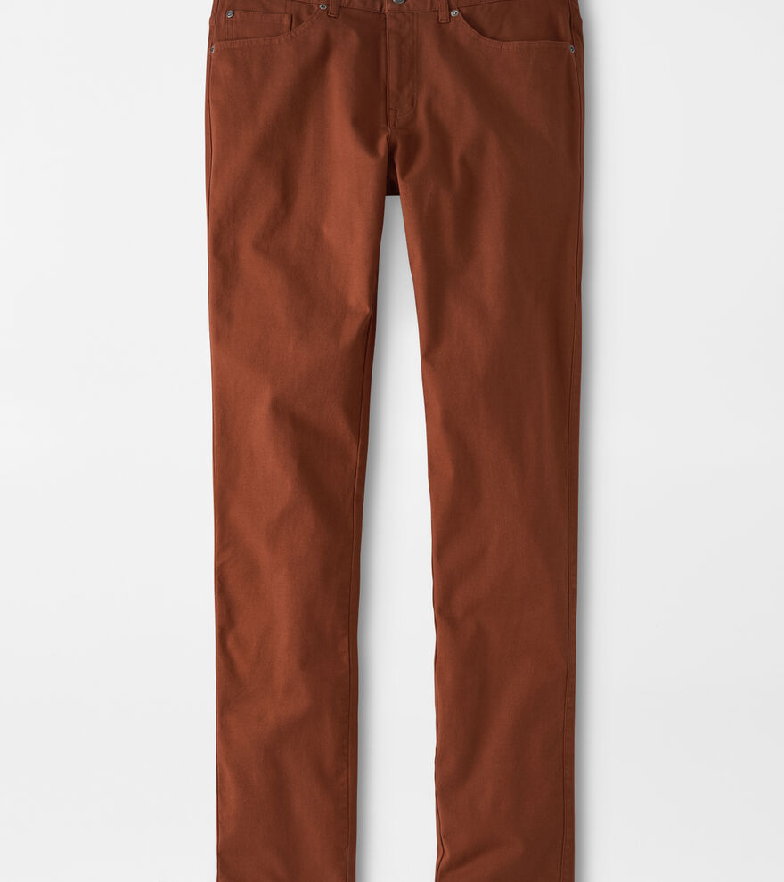 Four-Way Stretch Canvas Five-Pocket Pants image number 1