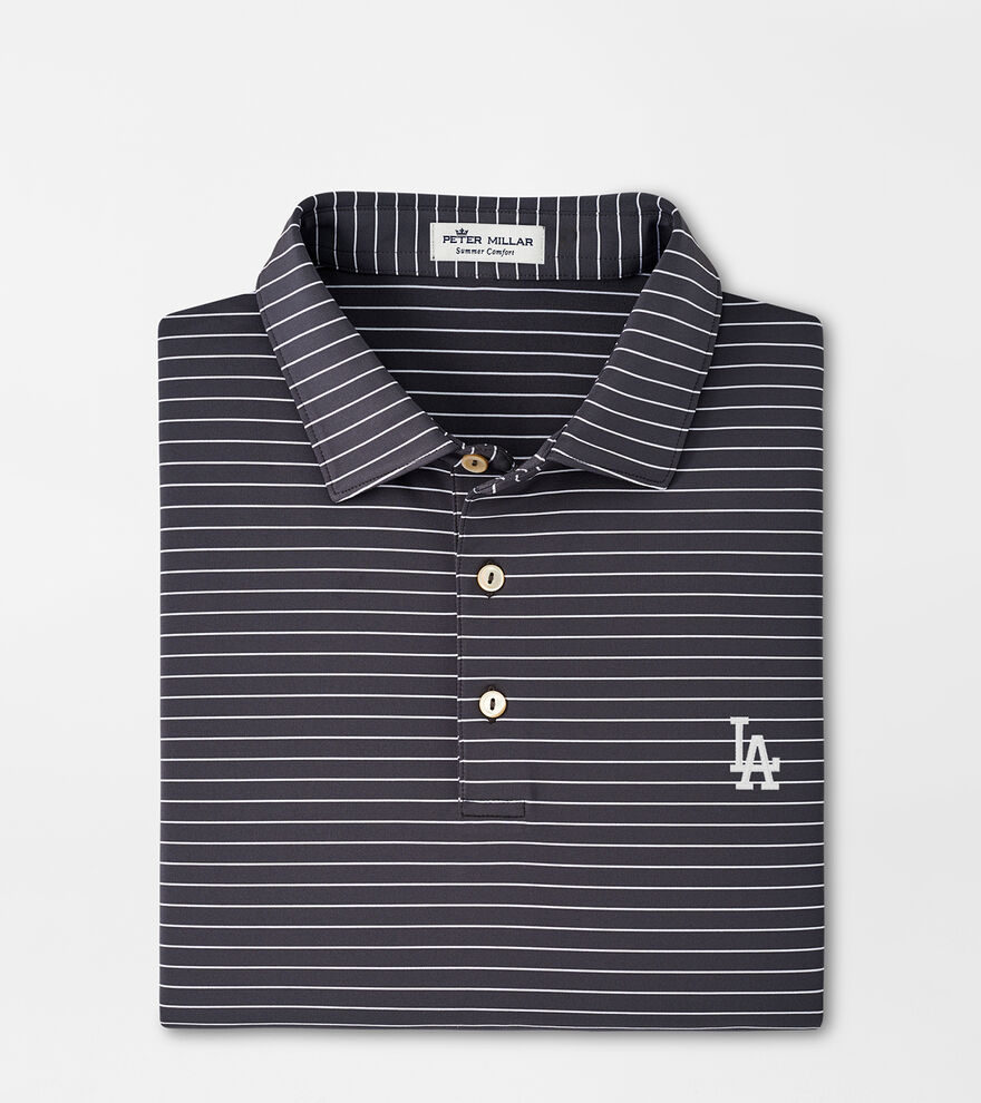 LA Dodgers Crafty Performance Jersey Polo image number 1
