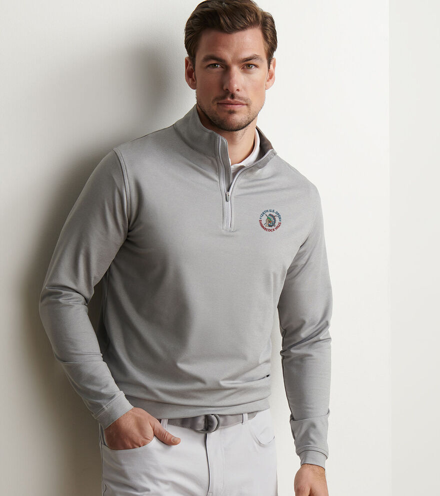126th U.S. Open Perth M&eacute;lange Performance Quarter-Zip image number 2