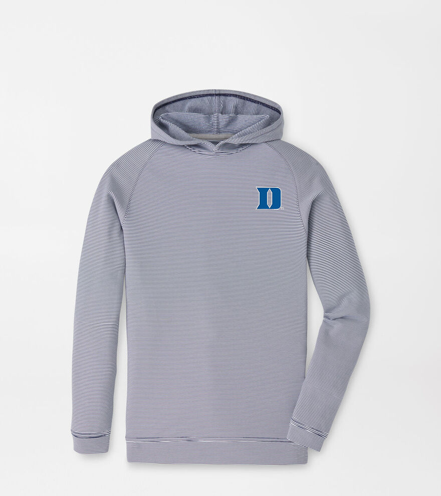 Duke University Pine Youth Sugar Stripe Performance Hoodie image number 1