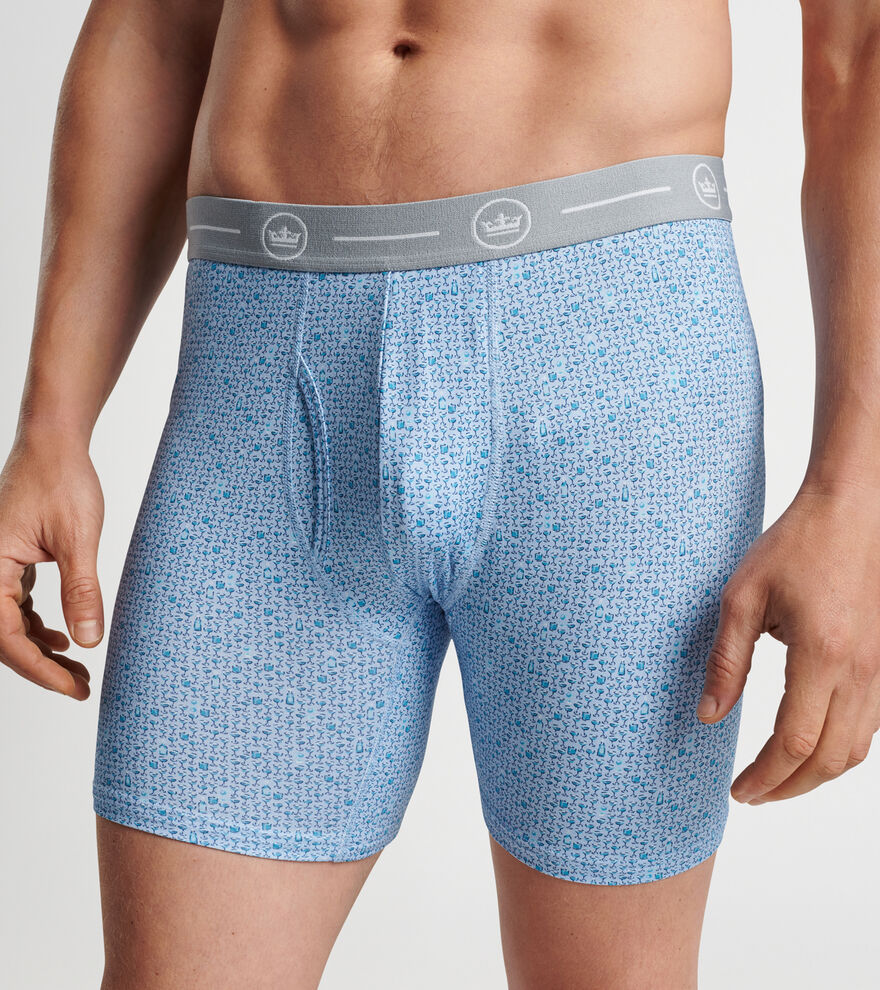 Whiskey Sour Performance Boxer Brief Men's Boxers Peter Millar