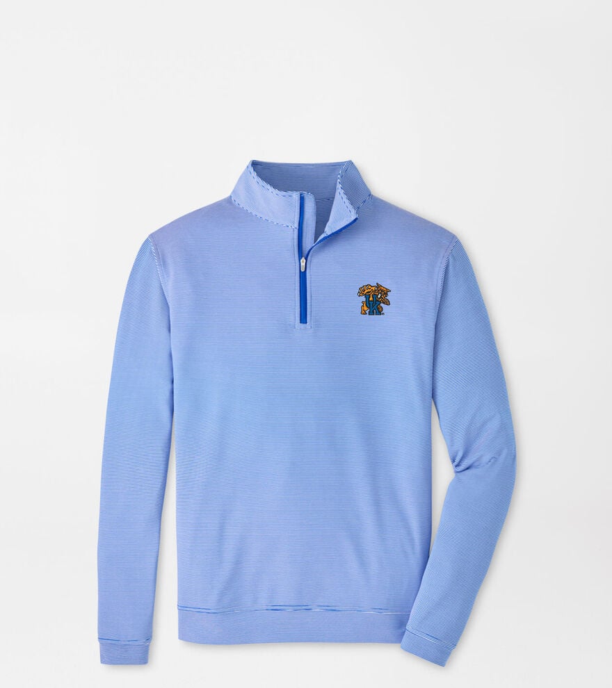 Kentucky Wildcat Perth Sugar Stripe Performance Quarter-Zip image number 1