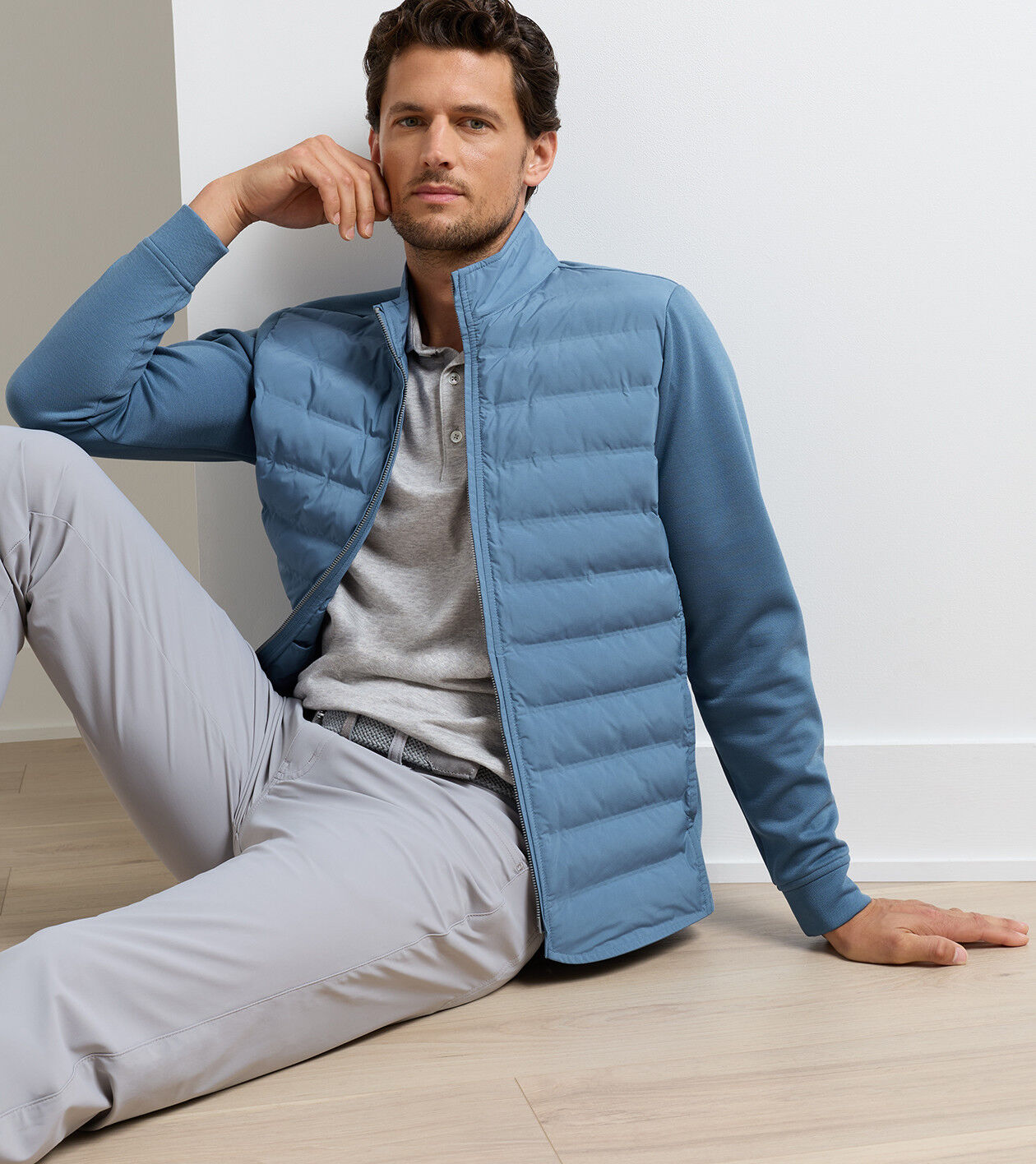 Winsome Hybrid Cardigan | Men's Jackets & Coats | Peter Millar