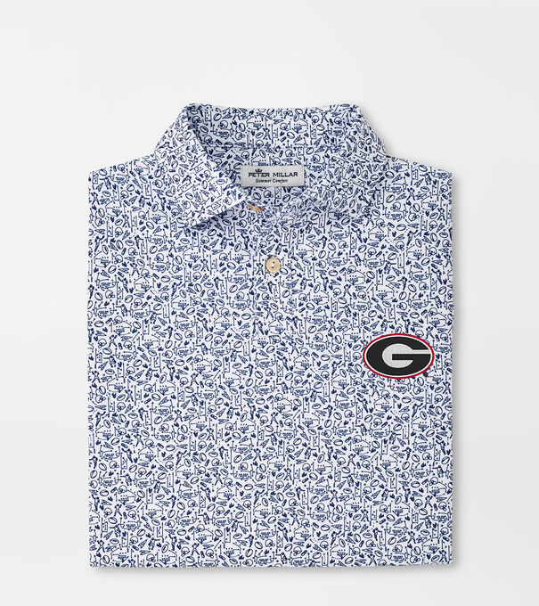 Georgia Gameday Youth Performance Jersey Polo