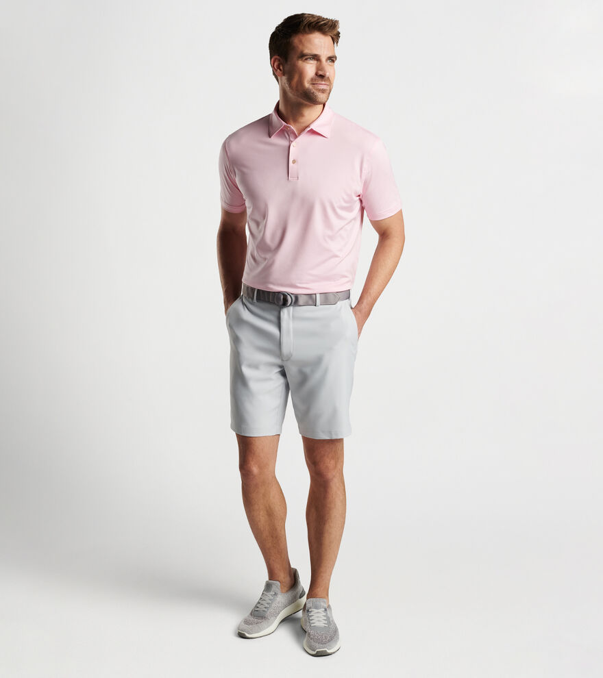 Solid Performance Jersey Polo (Sean Self Collar) image number 2