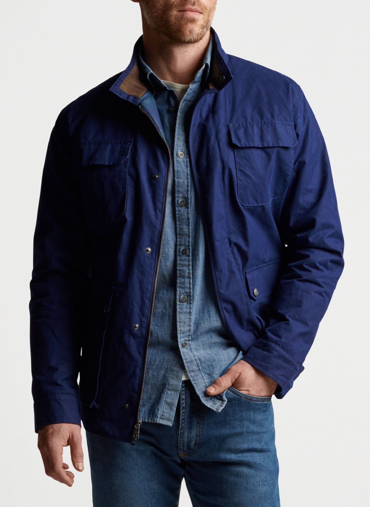 Waxed Cotton Field Jacket | Peter Millar