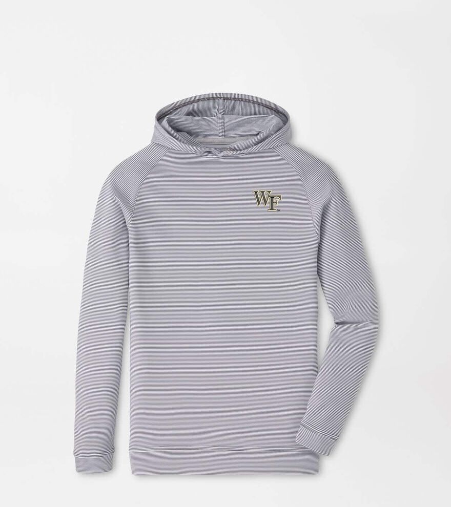 Wake Forest Pine Youth Sugar Stripe Performance Hoodie