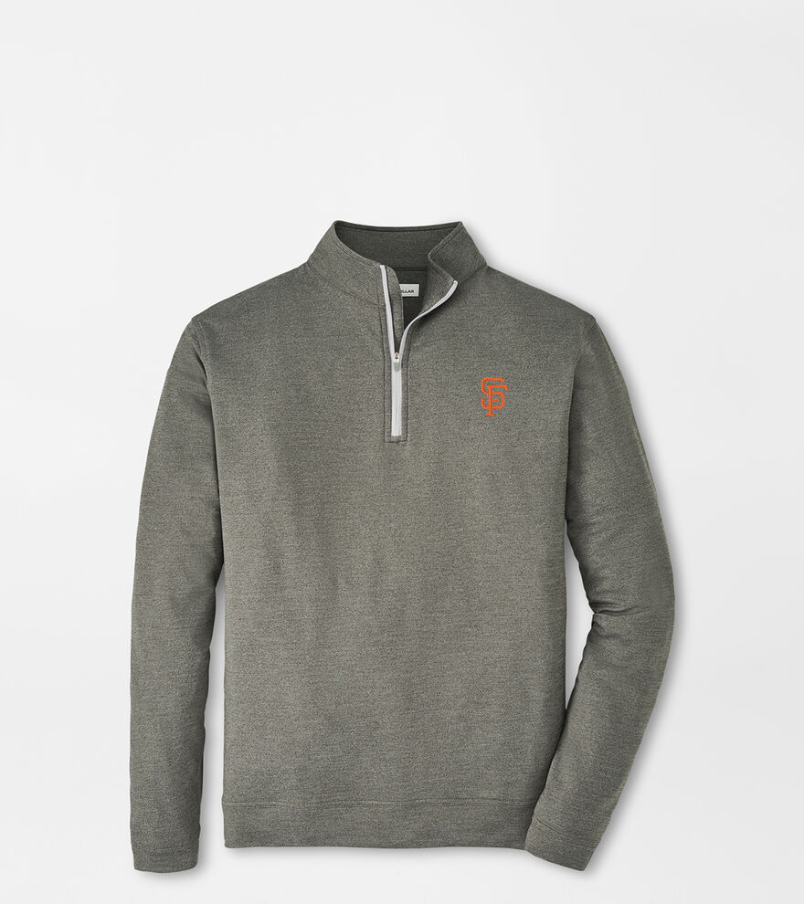 San Francisco Giants Perth Mélange Performance Quarter-Zip image number 1