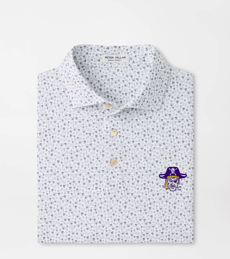 East Carolina University Vault Buzzer Beater Performance Jersey Polo