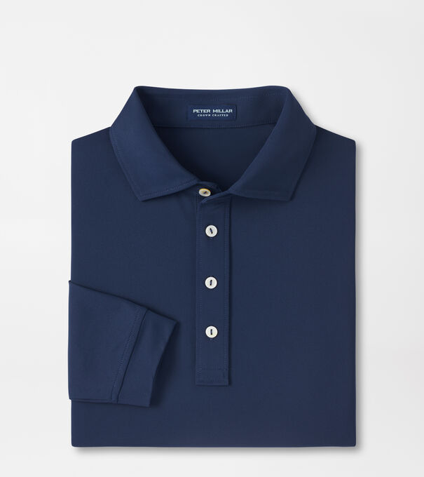 Soul Long-Sleeve Performance Mesh Polo