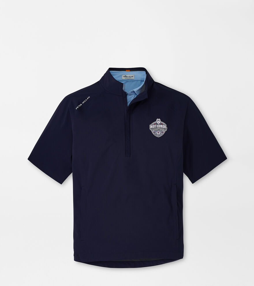 UConn National Champion Shield ShortSleeve Rain Shell Men's