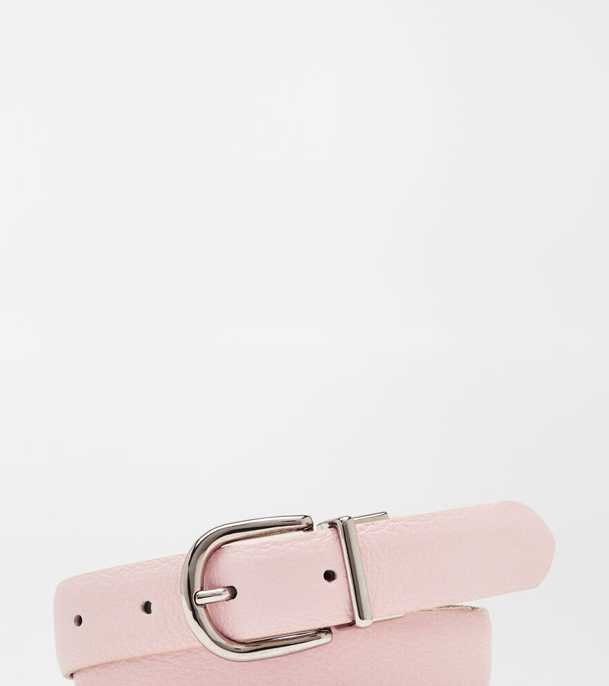 Pebbled Leather Reversible Belt image number 1