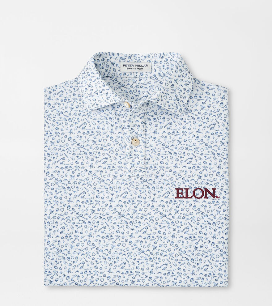 Elon Batter Up Youth Performance Jersey Polo image number 1