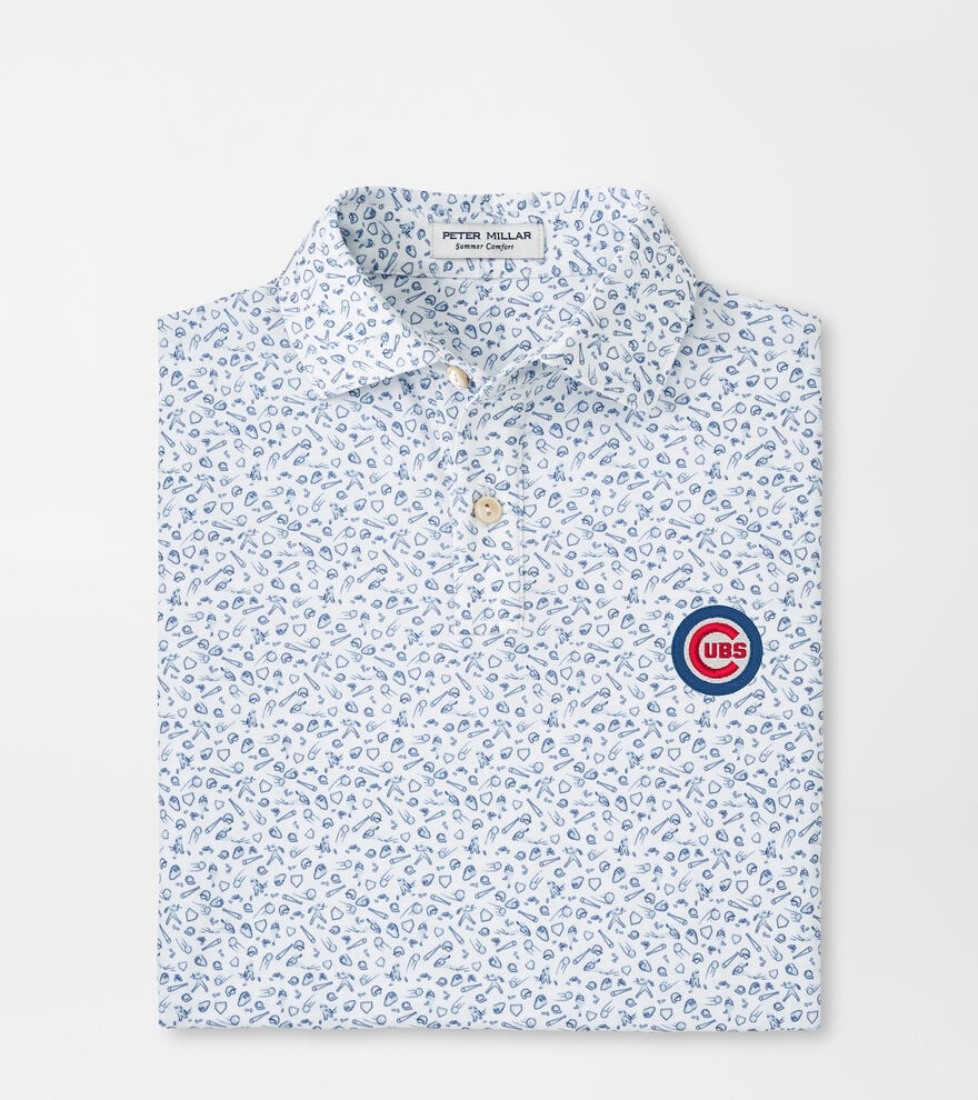 Chicago Cubs Youth Batter Up Performance Jersey Polo image number 1