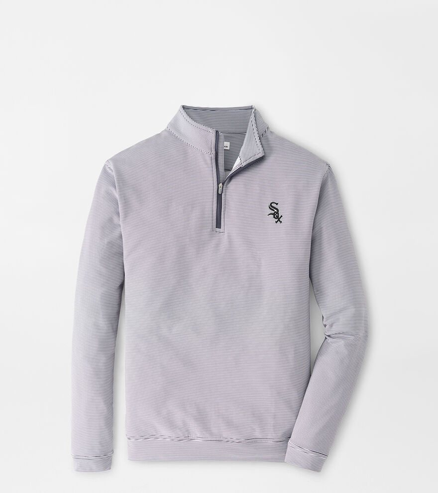 Chicago White Sox Perth Sugar Stripe Performance Quarter-Zip image number 1