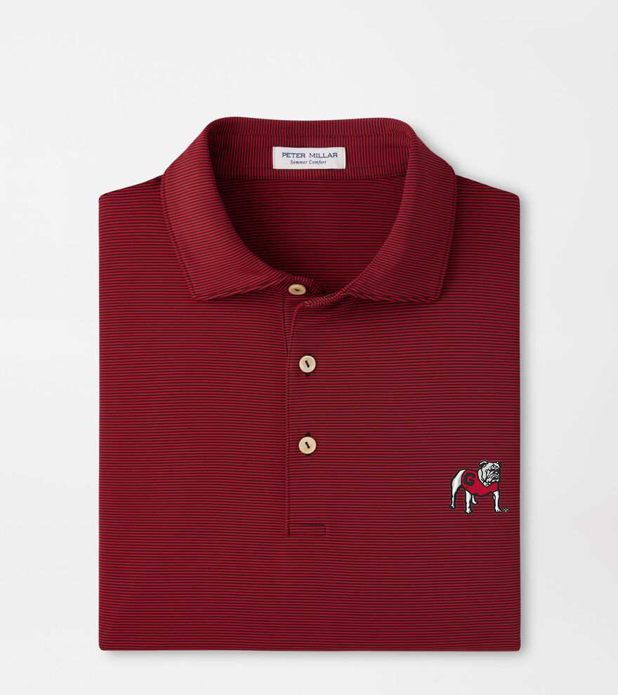Georgia Standing Bulldog Jubilee Performance Jersey Polo image number 1