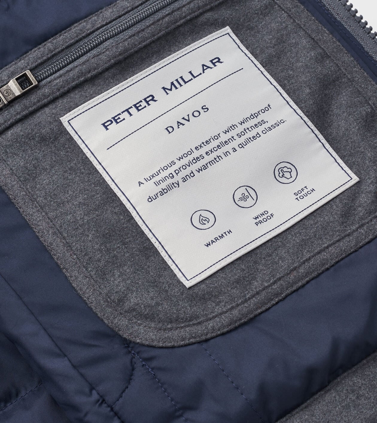 Davos Flannel Vest | Men's Vests | Peter Millar