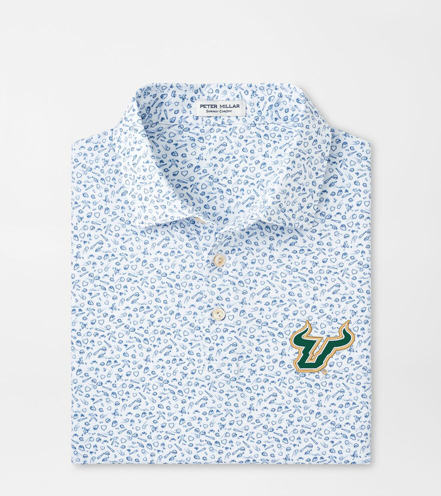 University of South Florida Batter Up Performance Jersey Polo image number 1