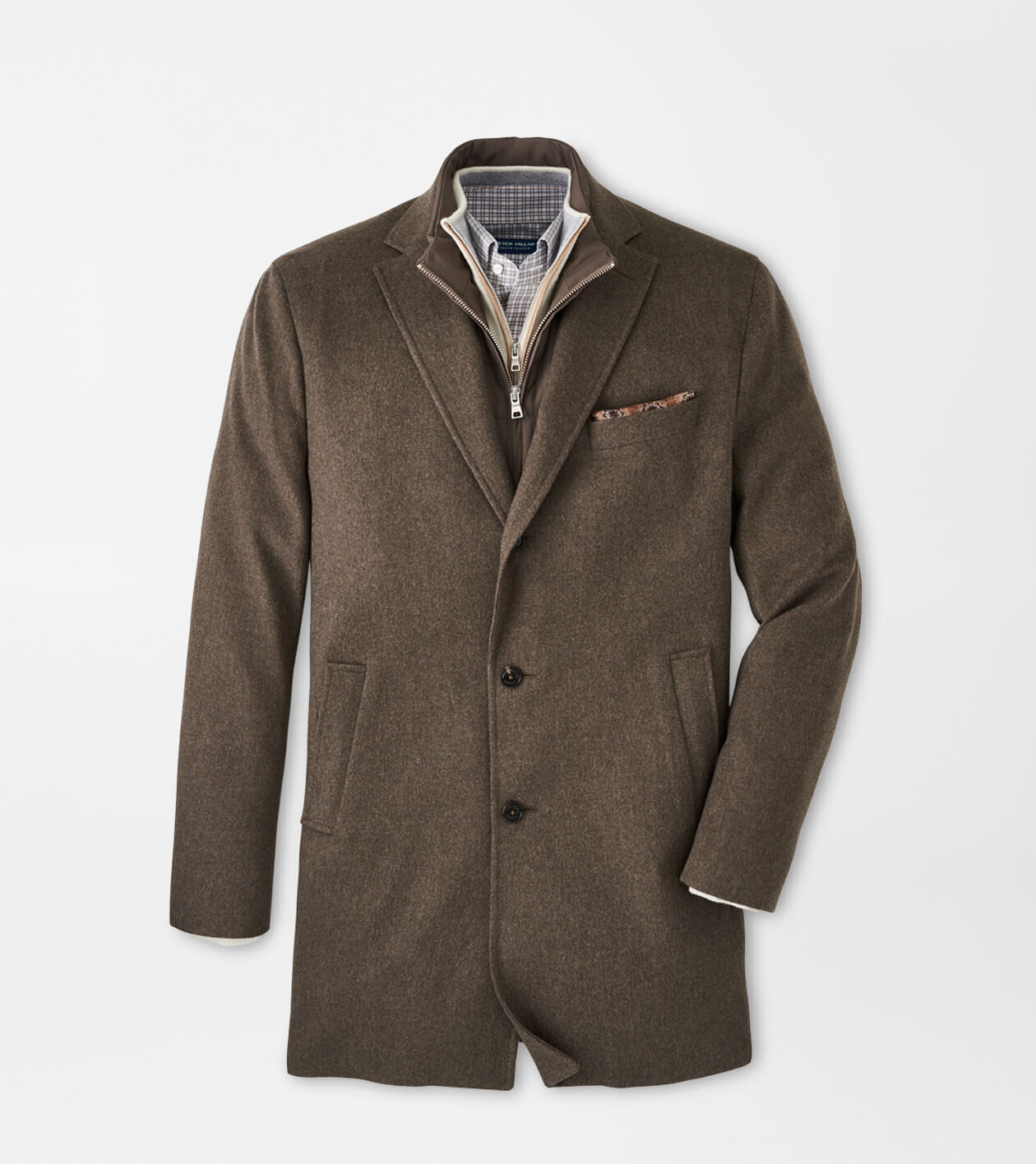 Peter Millar Men s Oxford City Coat Color Birchwood Size 44