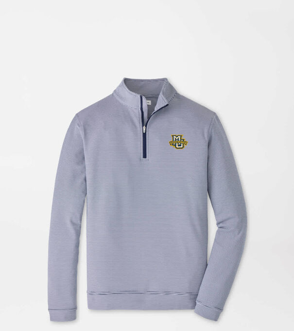 Marquette Perth Sugar Stripe Performance Quarter-Zip