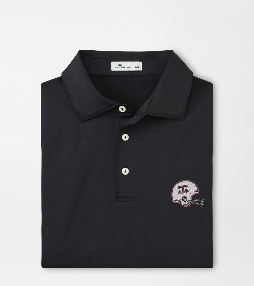 Texas A&M Vault Solid Performance Jersey Polo (Sean Self Collar) image number 1