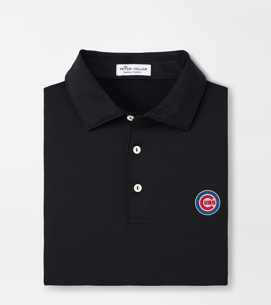 Chicago Cubs Solid Performance Jersey Polo image number 1