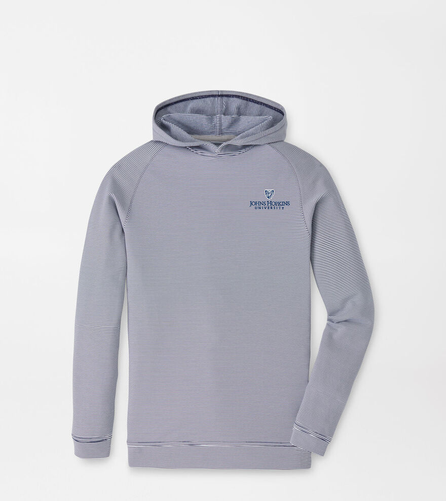 Johns Hopkins University Pine Youth Sugar Stripe Performance Hoodie image number 1