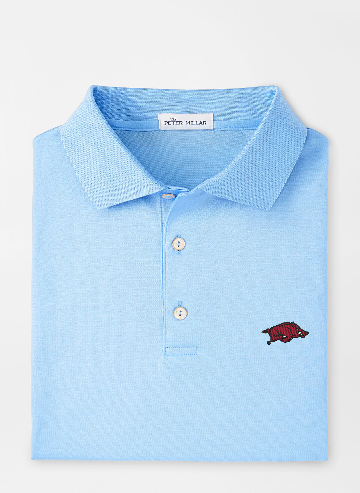 Arkansas Solid Cotton Polo