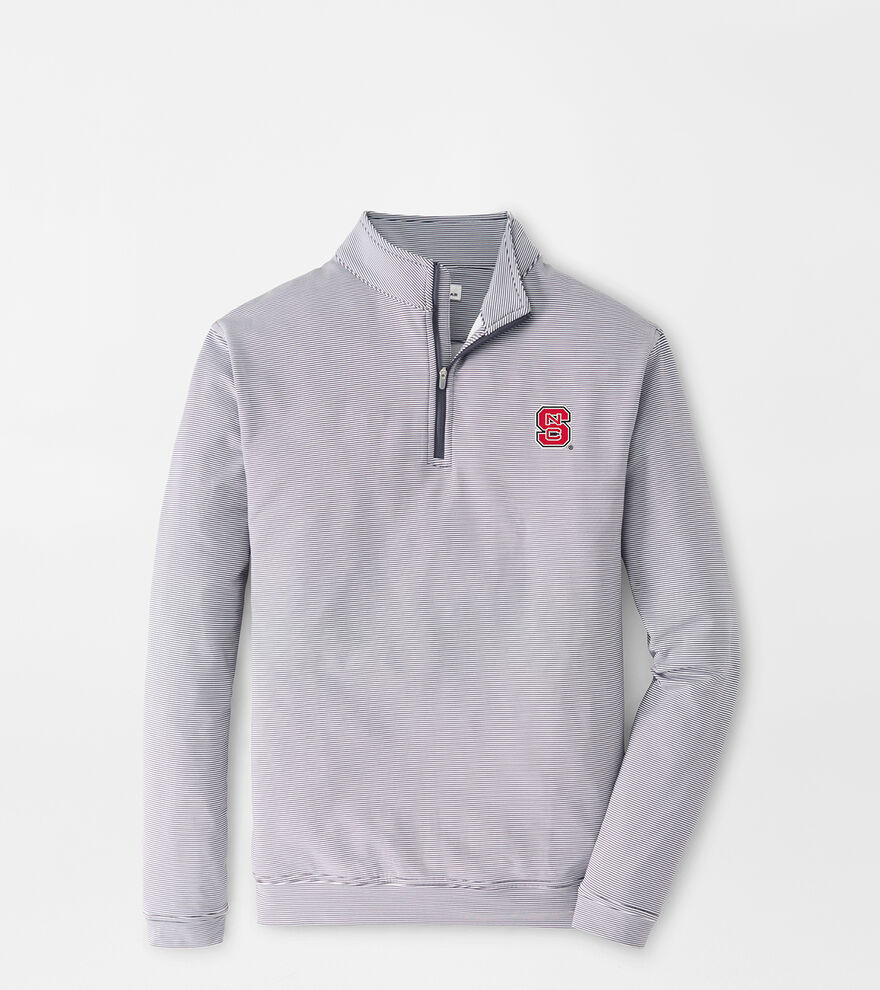 NC State Perth Mini-Stripe Performance Pullover image number 1