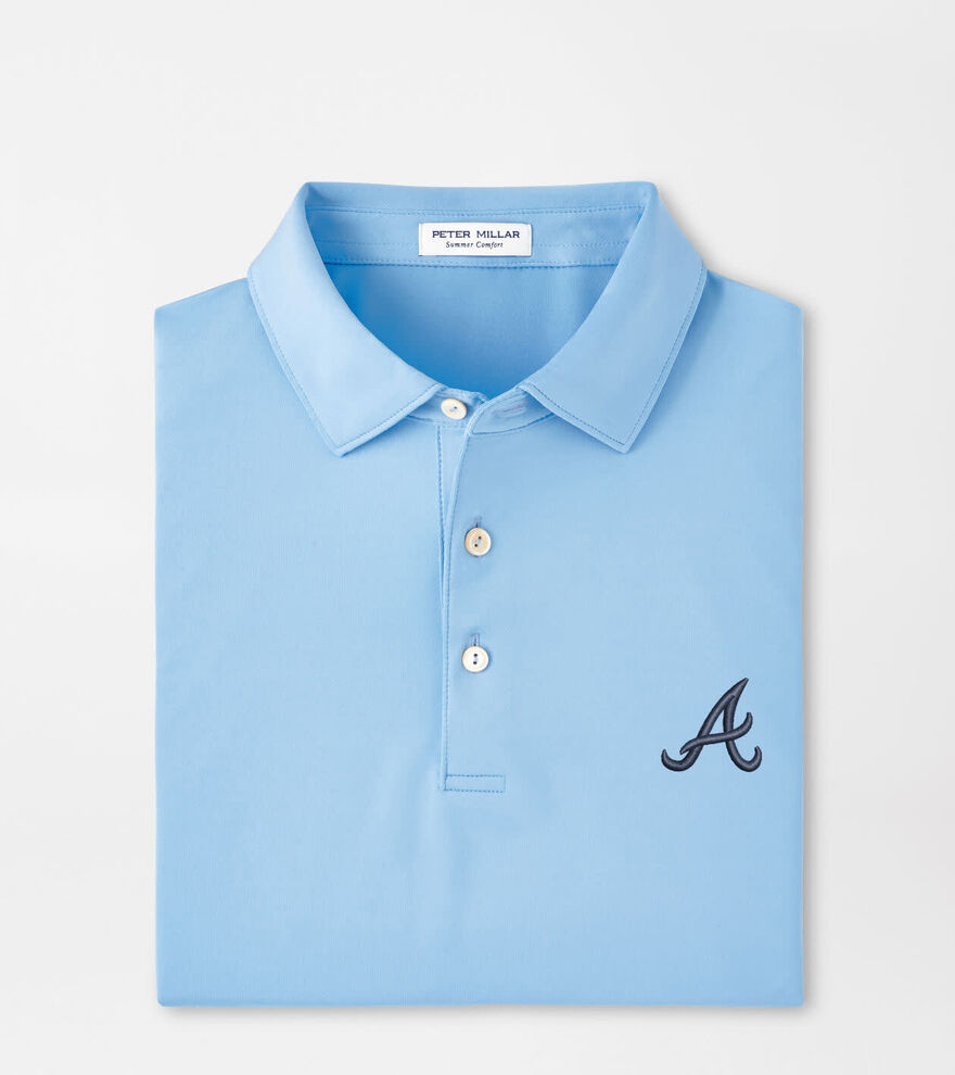 Atlanta Braves Solid Performance Jersey Polo