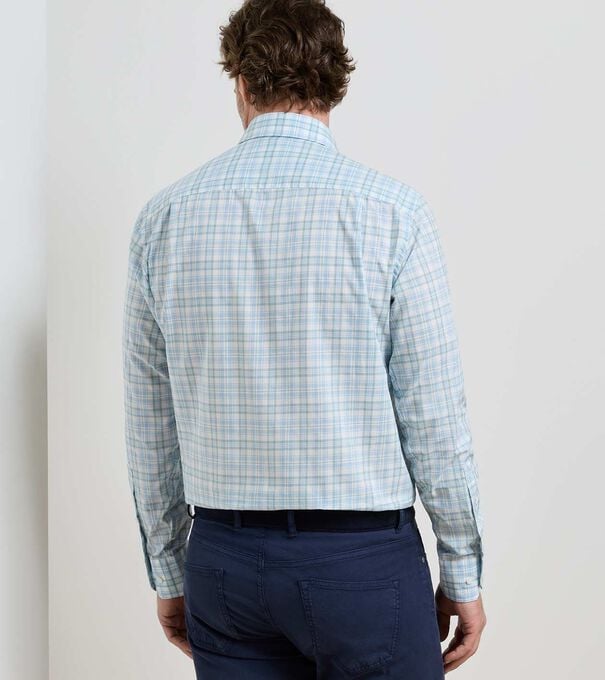 Tropea Italian Poplin Sport Shirt - Alternate Image 1
