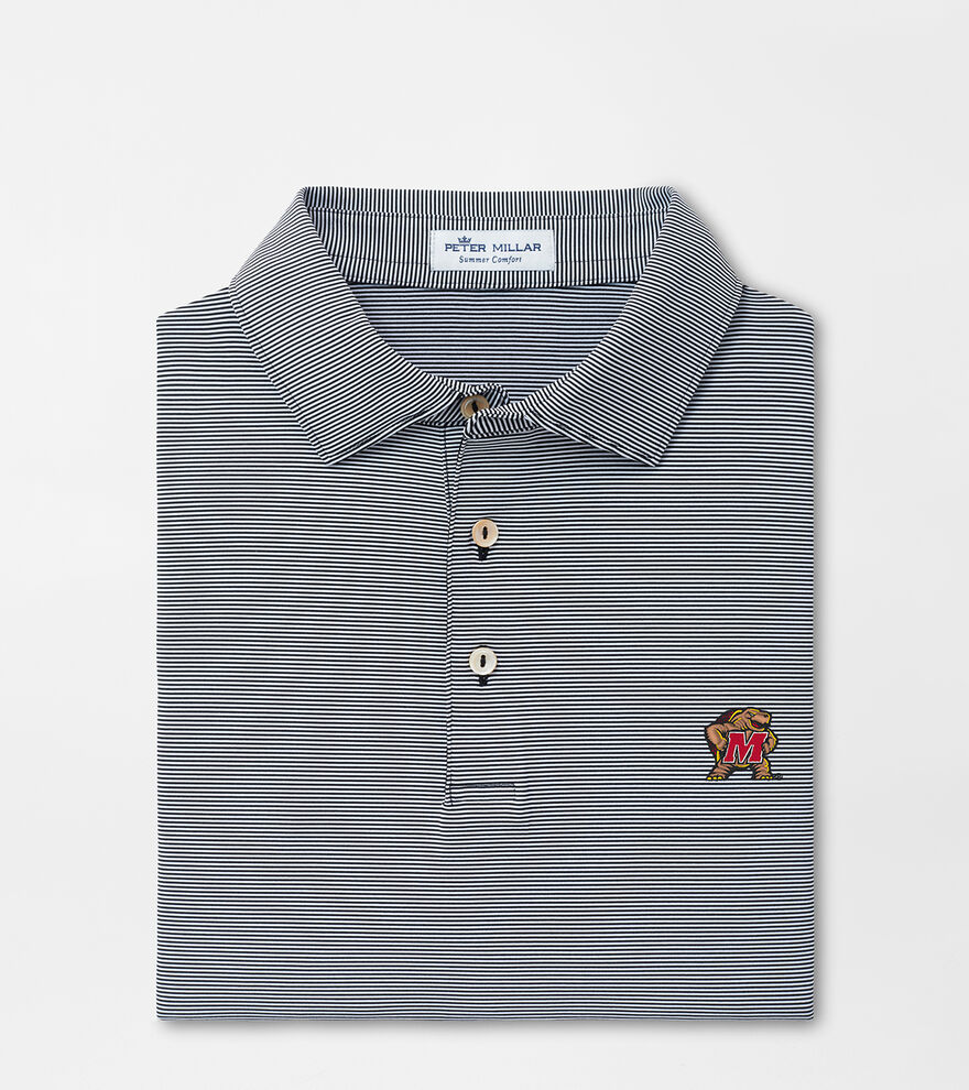 Maryland Terrapin Jubilee Stripe Performance Polo image number 1