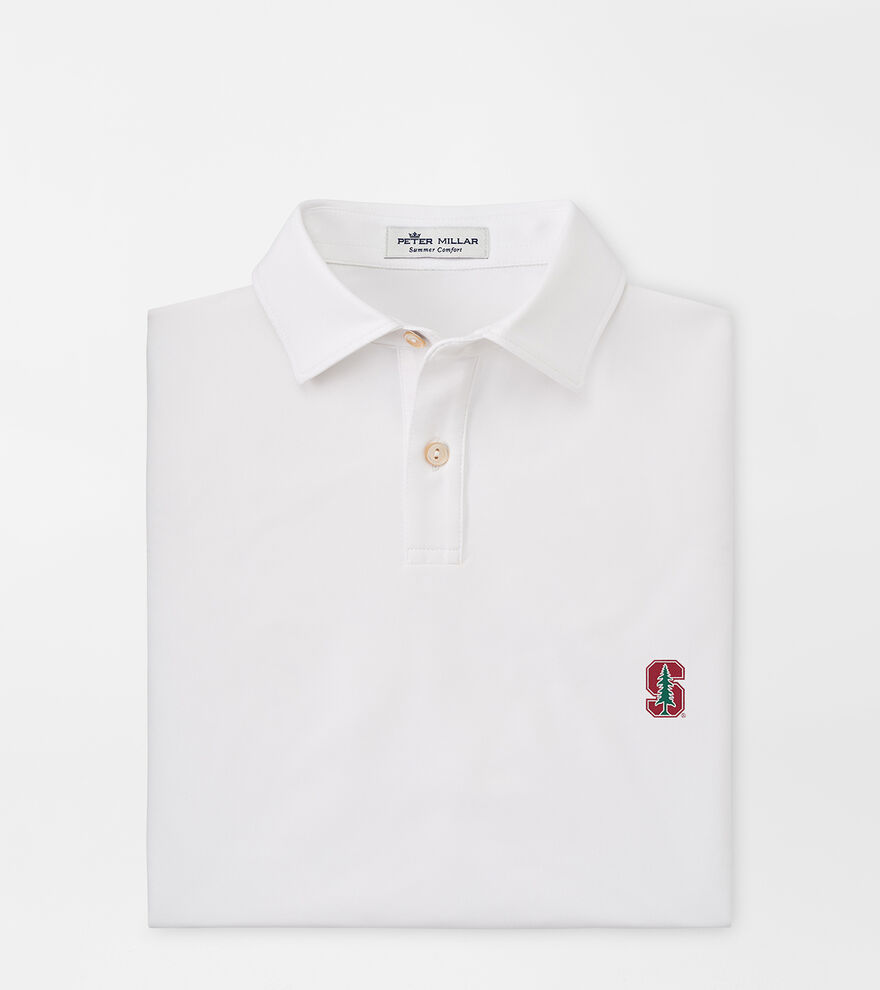 Stanford Youth Solid Performance Jersey Polo image number 1