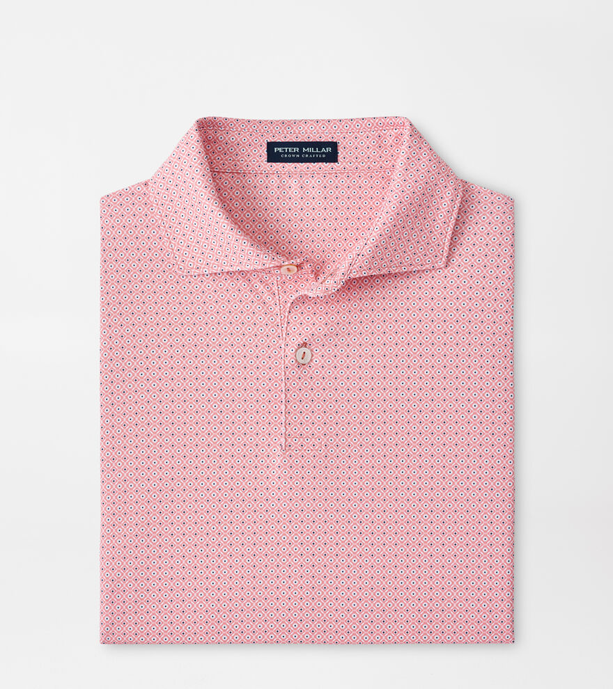 Lloyd Dot Geo Performance Jersey Polo image number 1