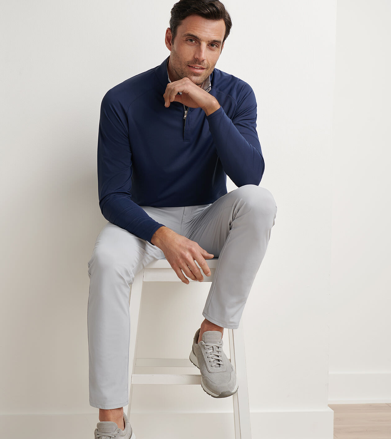 Stealth Performance Quarter-Zip | Men's Pullovers | Peter Millar