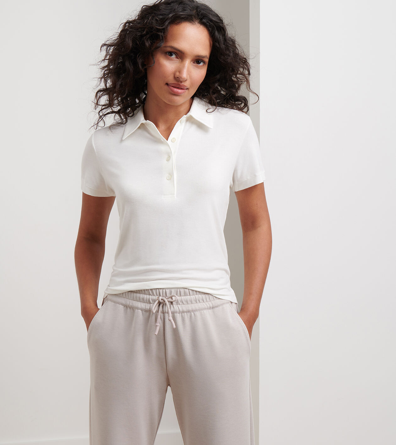 Flora Knit Mélange Half-Zip Pullover | Women's Tops | Peter