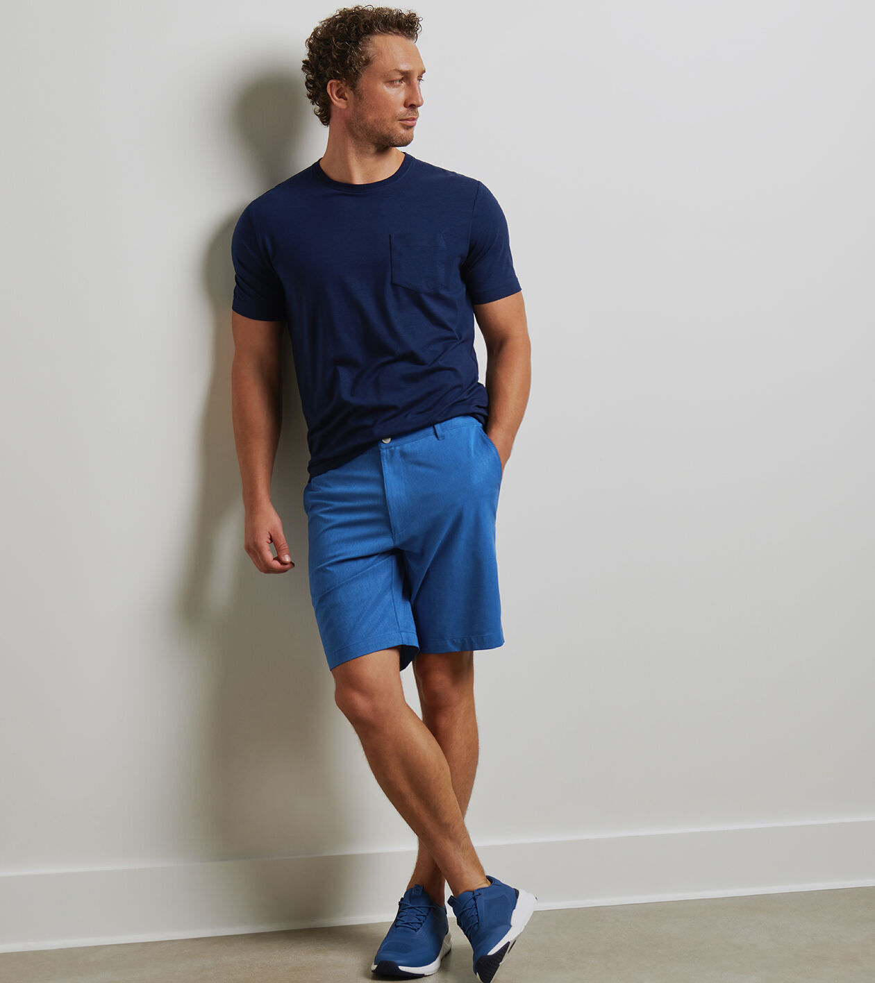 Shackleford Gingham Performance Hybrid Short | Men's Shorts