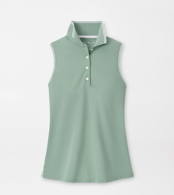 Canterbury Tipped Sport Mesh Sleeveless Polo - Alternate Image 1