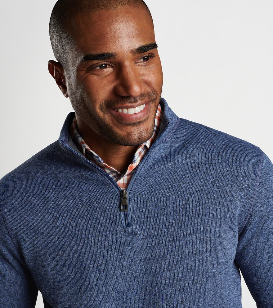 Crown Sweater Fleece QuarterZip Men's Pullovers & TShirts Peter