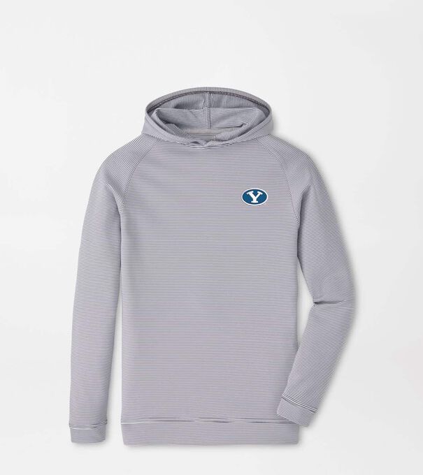 BYU Pine Youth Sugar Stripe Performance Hoodie