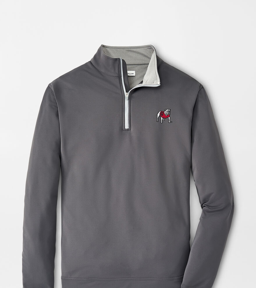 Georgia Standing Bulldog Perth Performance Quarter-Zip image number 1