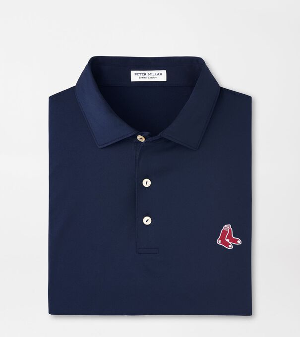 Cooperstown Boston Red Sox Solid Performance Jersey Polo