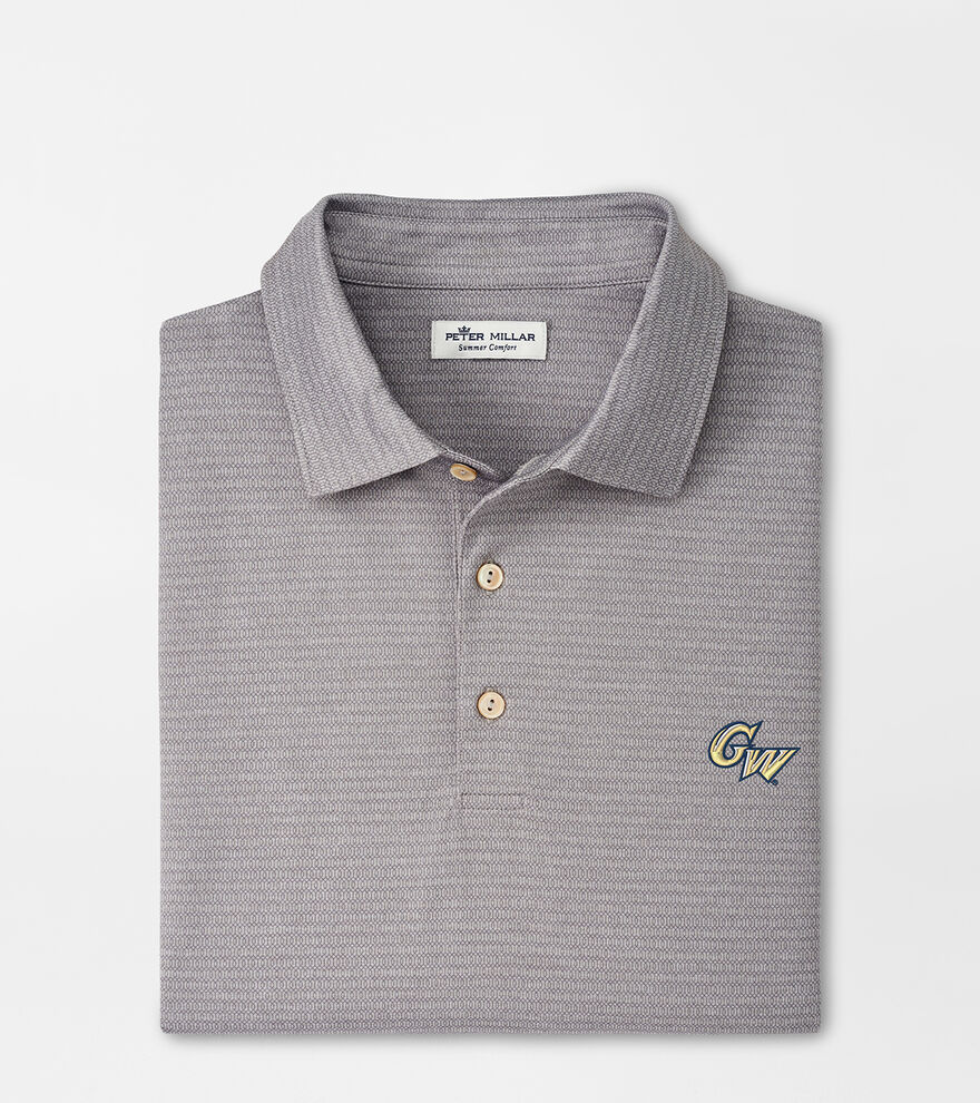 George Washington University Groove Performance Jersey Polo image number 1
