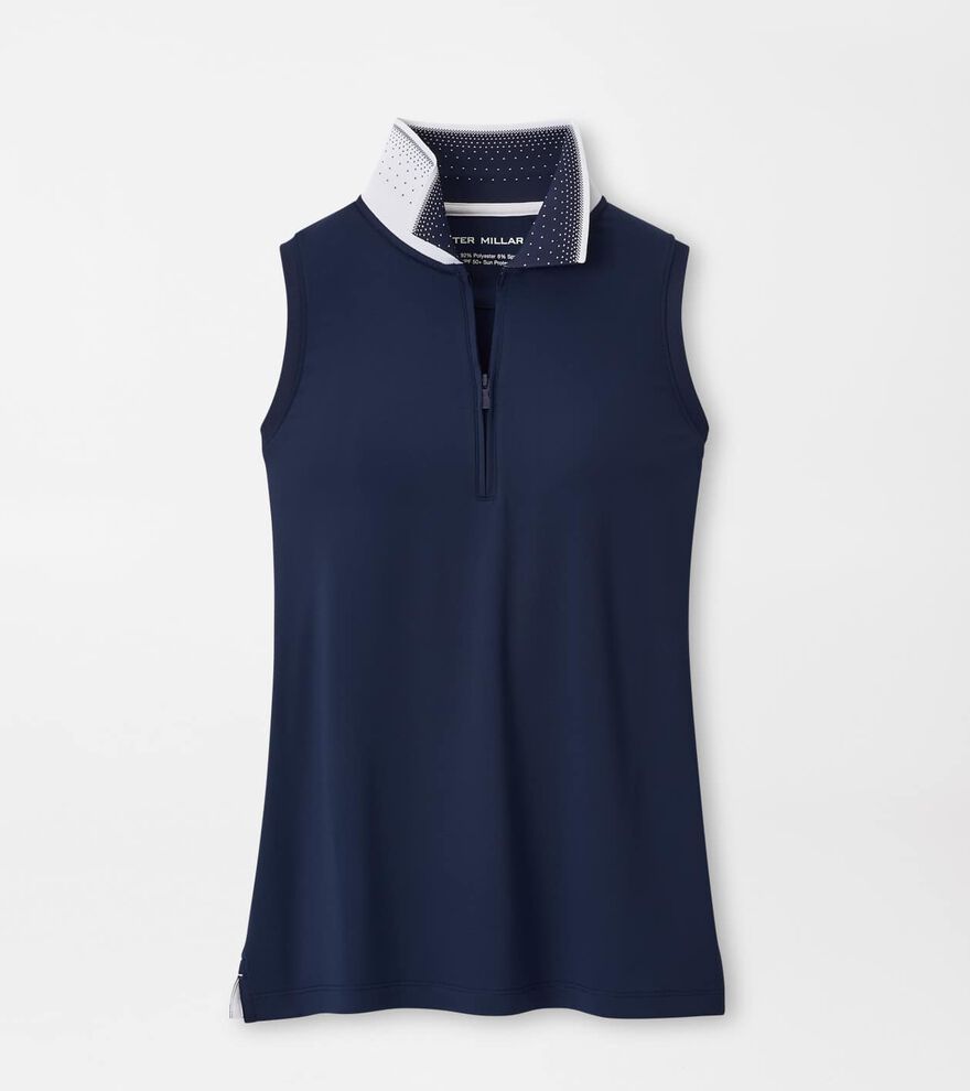 Chrissie Sleeveless Zip Polo image number 1