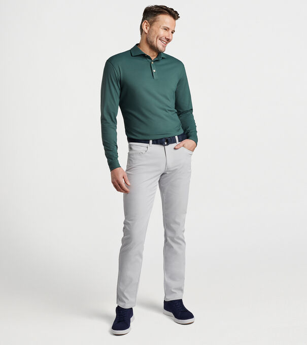 Lyons Performance Jersey Long-Sleeve Polo